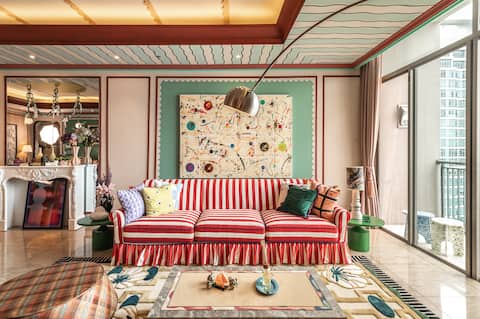 Sonar Paraiso: A Whimsical Apartment in Jakarta