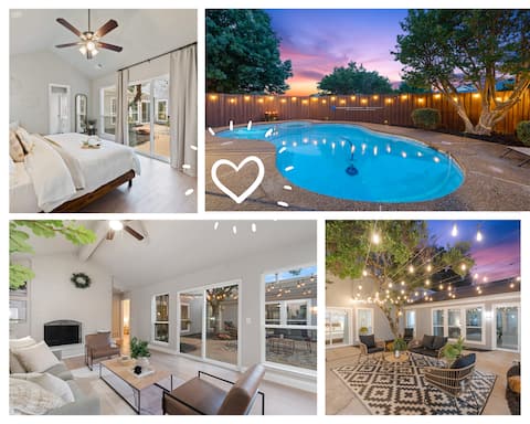 Modern FAMILYHaven 5 bed, 3 bath POOL, Game Room