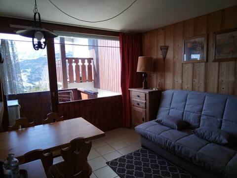Successful Airbnb property: Studio 300 m from the slopes in Cohennoz
