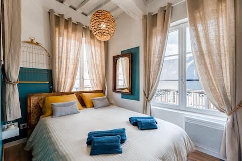 Charming T2 Center Pont-Audemer,20 min to Honfleur