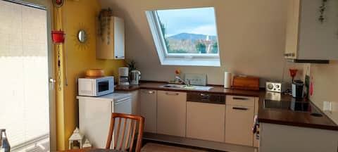 Bright, cozy apartment in a quiet area