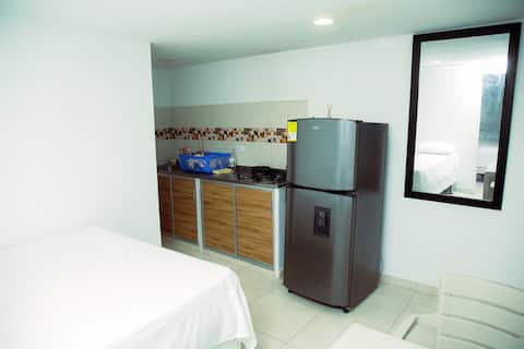 Quiet and very central apartment.
