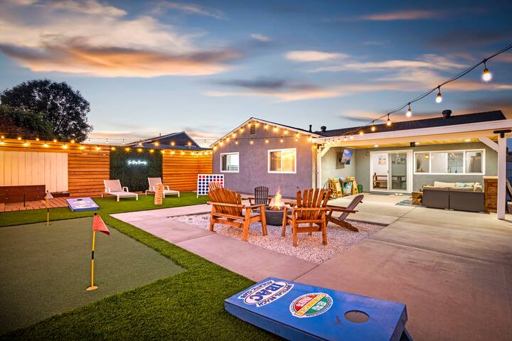 Hot Tub + Game Room + Fire Pit | Seabreeze Home