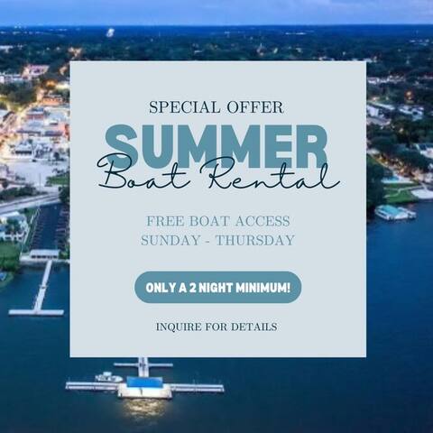 Lakefront Duplex •Left&Right Home •Downtown • Dock