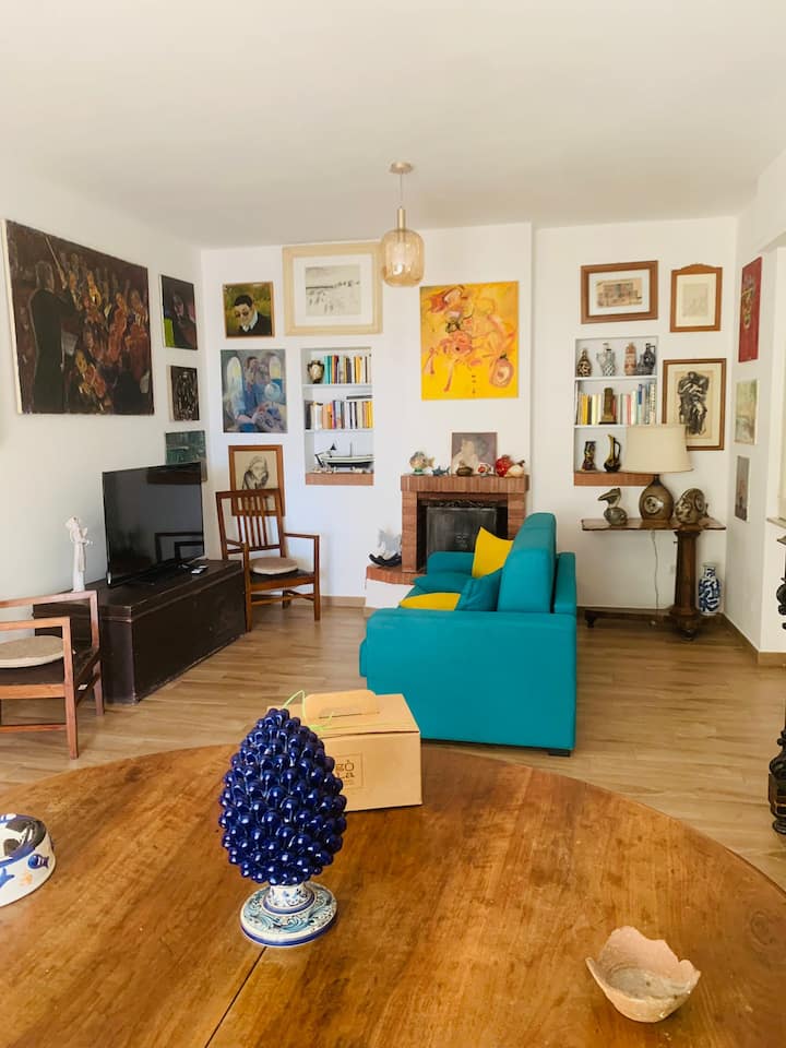 цветната всекидневна