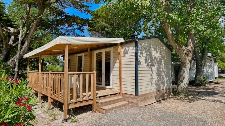 Mobil-home 2 Chambres Dans Camping Familial - Villeneuve-lès-Maguelone