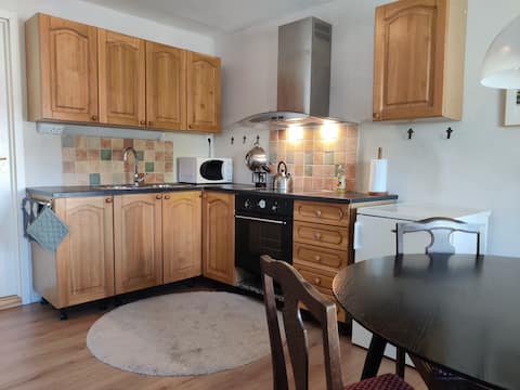 Apartment with own entrance.