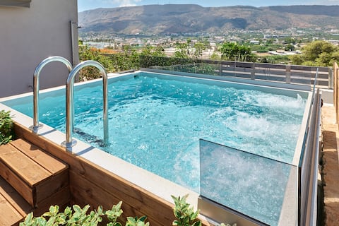 Thearia villa II - Heated hydromassage pool