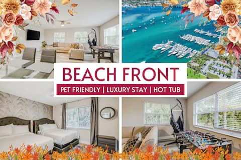 Steps to Beach | Hot Tub | Foosball | Dog Friendly