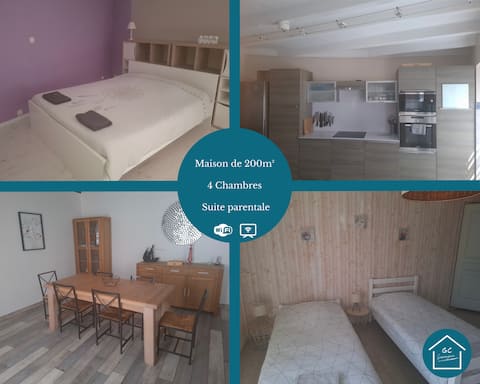 House 200 m² - 8 people, near Futuroscope