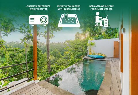 Tabanan Immersive Jungle Villa with Infinity Pool