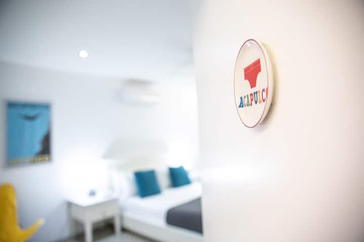 Acapulco Room with private ensuite bathroom and garden views