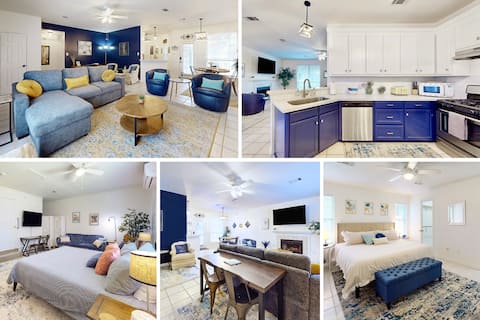Popular Airbnb listing: Gorgeous (4Br|3Ba|2Kch) Home+Studio 4 mls to A&M in College Station