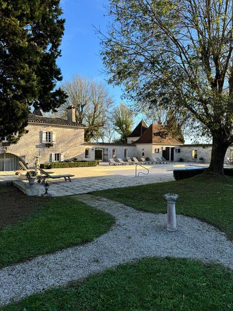 Historic manor house in wine country