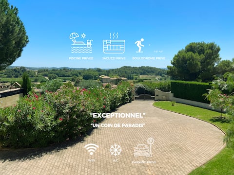 Les Hauts de la Pinède – 4 bedrooms, pool, Jacuzzi