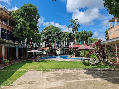 Accommodation with a Pool in Tarapoto 
Bamboo House