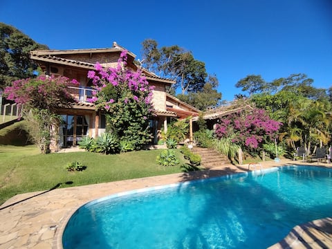 House with amazing view on top of the mountain