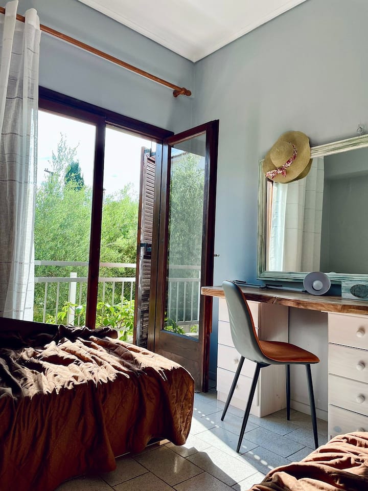 ზეთისხილის ბაღის ხედი 