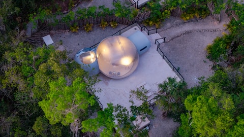 Mayan Bubble in the Jungle with Private Cenote