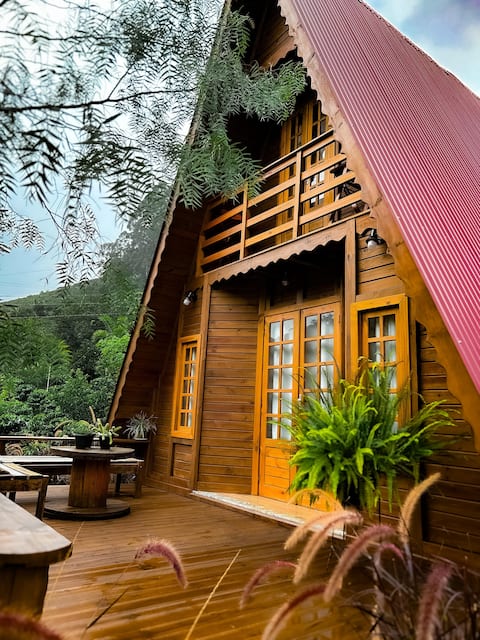 Refúgio do Vale Chalet in Vargem Alta