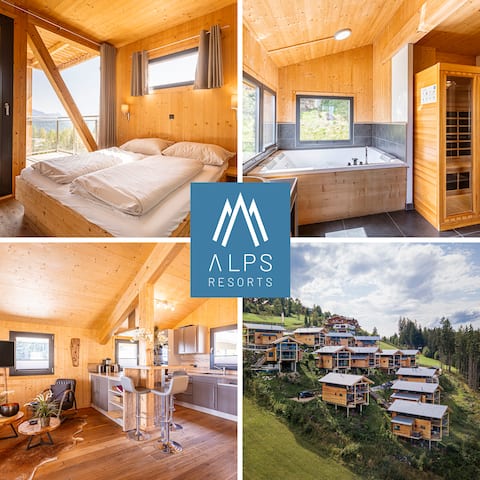 Superior Chalet # 11 with sauna & bathtub inside
