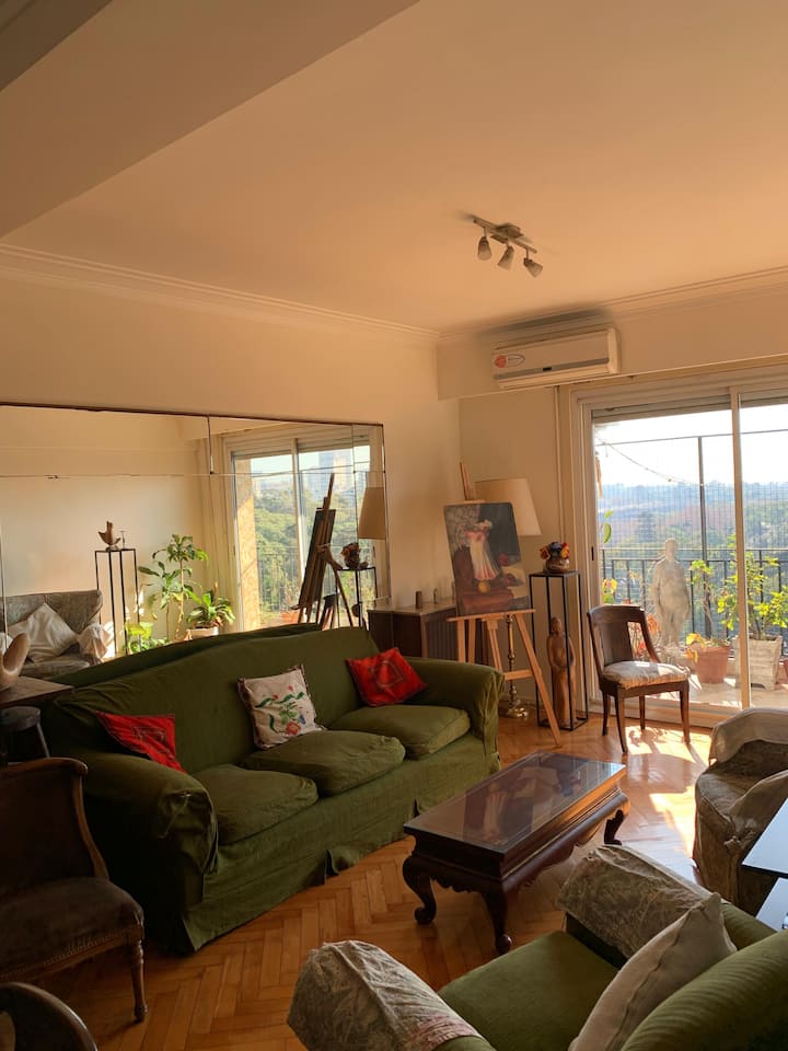 Departamento Amplio En Palermo, Vista Al Botánico - Buenos Aires