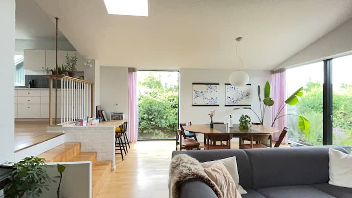 Moderne Villa Med Have Tæt På København Og Strand - Koppenhága