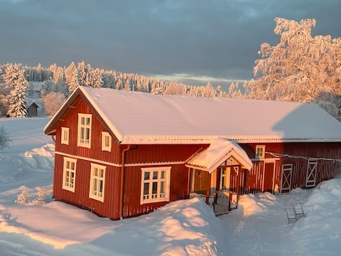 Cabin along Fiskevägen in Krokoms Municipality