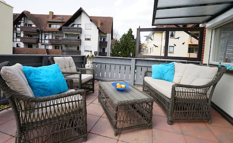 2-room apartment best downtown location & terrace