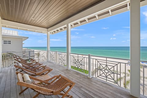 Luxury Beachfront House - Pool & Spa - Entire Home