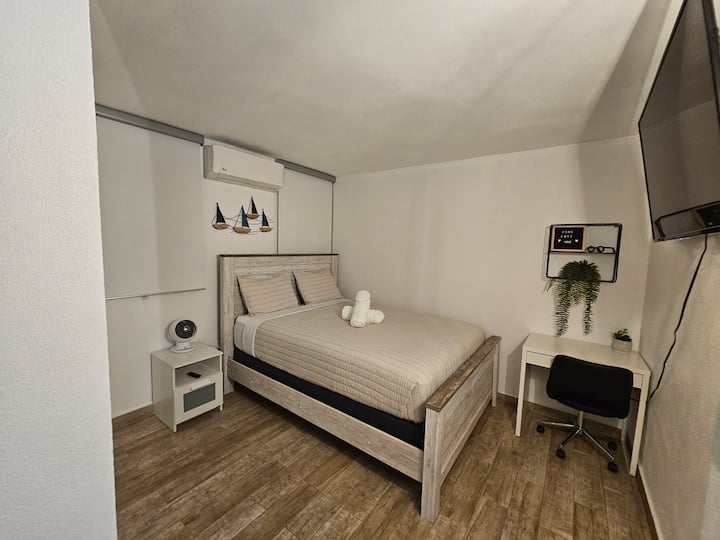 Il s'agit d'un lit queen size.