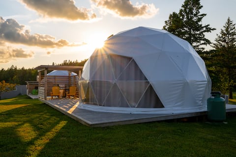 Glamping Dome 4 BeachGlass