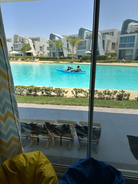 Lagoon Paradise: 3BR Dreamy Chalet in Fouka Bay