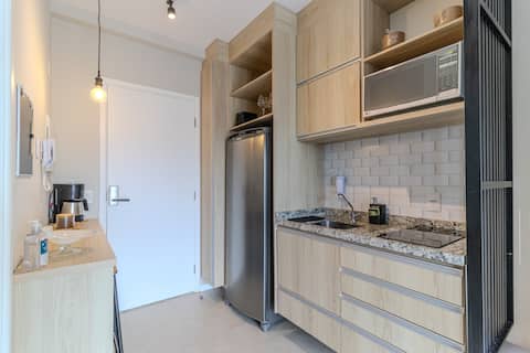 Successful Airbnb property: Amazing View Studio in Downtown São Paulo – Rooftop Pool in República