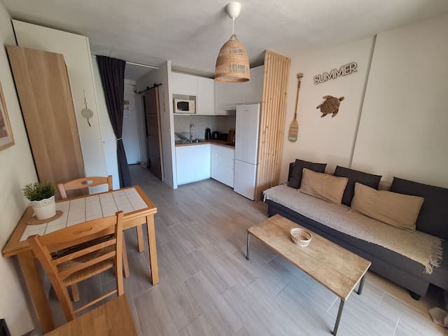 Entire home with Studio bedrooms in Aigues Mortes - Studio cabine clim proche plage- Camargue village