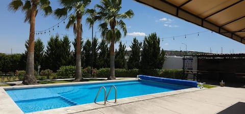 Comfortable residence with a bedroom and bathroom on the ground floor