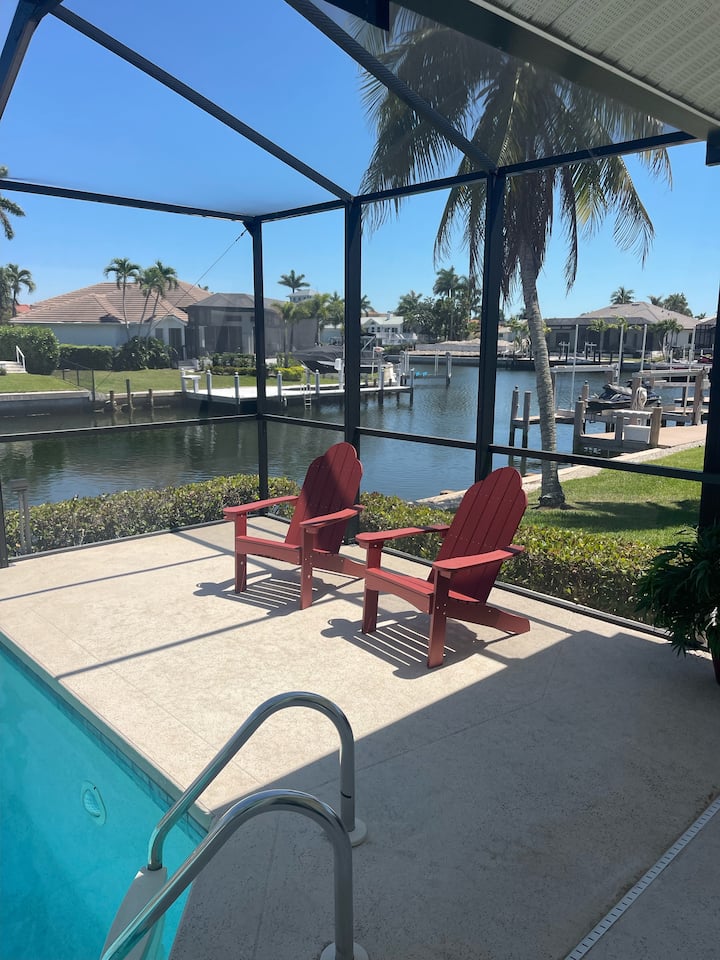 Heated Pool, Waterfront W/ Dock - Marco Island, FL