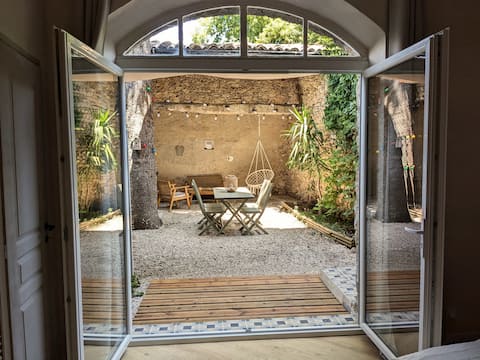 Charming apartment with private garden