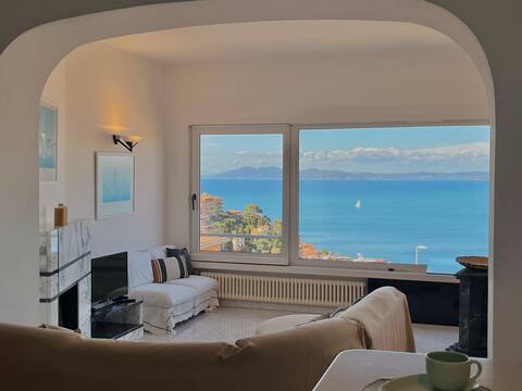 [porto santo stefano] sea view + parking