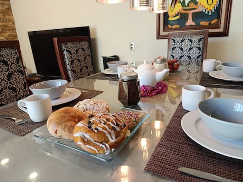 Luxurious, comfortable and centrally located residence.