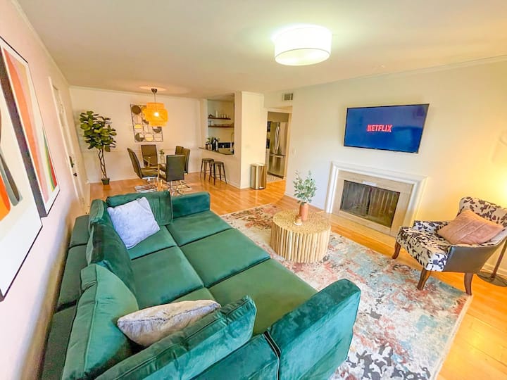 Priestranná obývačka 