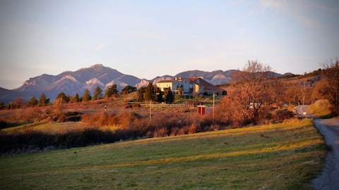 Large country cottage with views