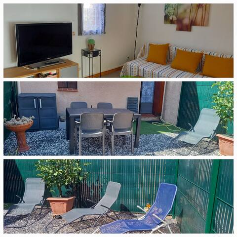 Top Airbnb: villa near beach and port 4/5 pers; classified 1* in Saint Cyprien