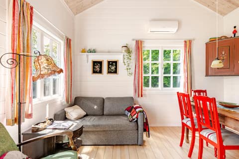 Popular Airbnb listing: Tiny house in the orchard in Guldborgsund