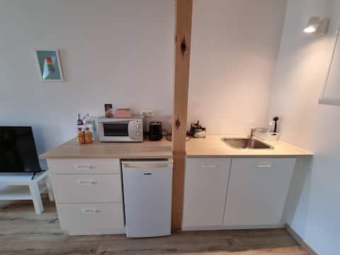 Popular Airbnb listing: Air-conditioned attic half-timbered apartment in Karlsruhe