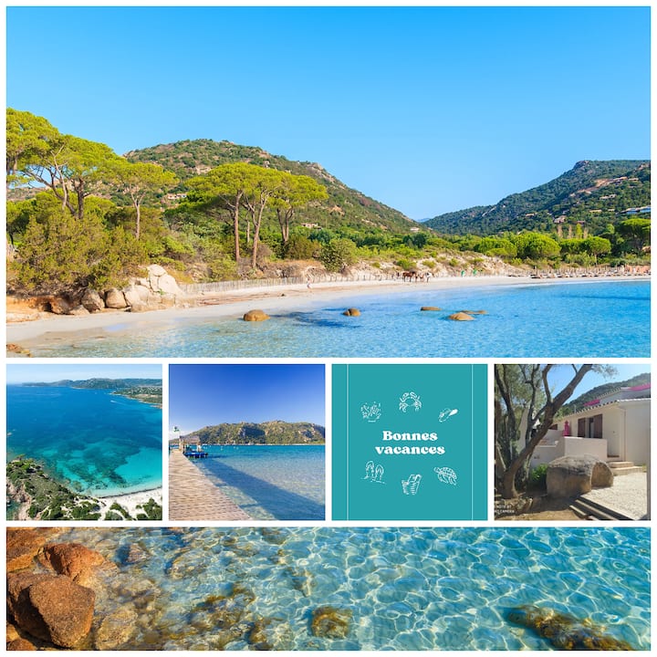 Villa 3 Porto Vecchio 5mn  Plages Clim,fibre,bbq - Corsica