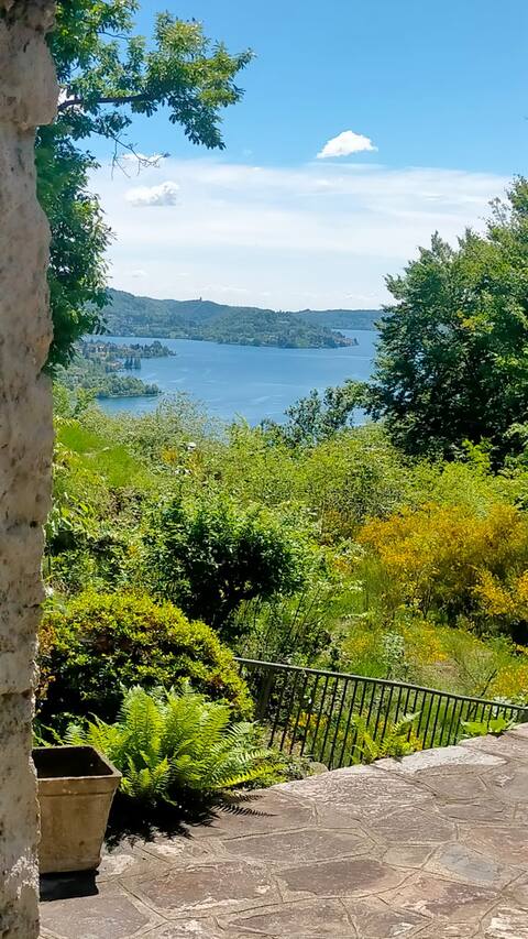 The little house in the woods - lake view