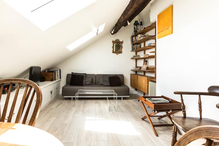 Bohemian 1bdr In Rue De Seine