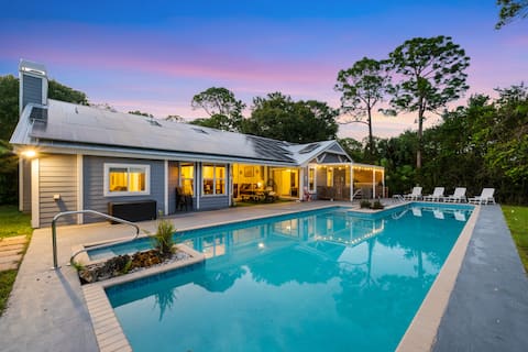 3500² ft Luxury 4/4 - Htd LapPool, Arcade HotTub ADU