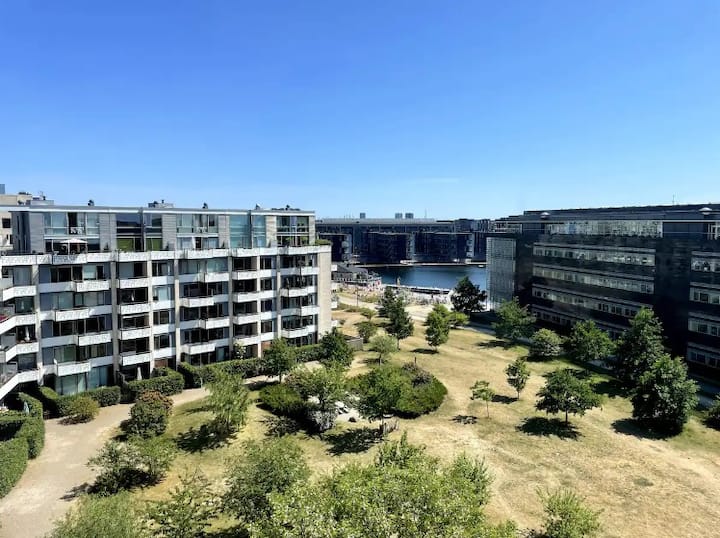 A closer look at Penthouse Level Apartments Copenhagen With Waterfront Views